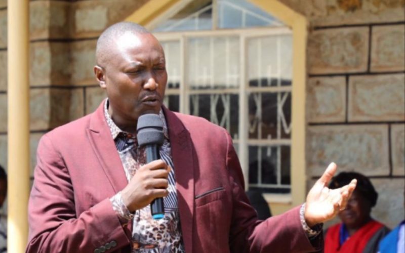 Kathiani MP Robert Mbui.