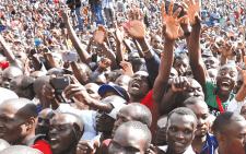 A crowd at a past rally at Uhuru Park in Nairobi. Most Kenyans are dissatisfied with the reappointment of some Cabinet Secretaries. PHOTO/Print