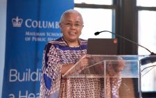 Former First Lady Margaret Kenyatta delivering a speech at the at the Global First Ladies Academy Programme in New York, USA. PHOTO/@4thPresidentKE/X