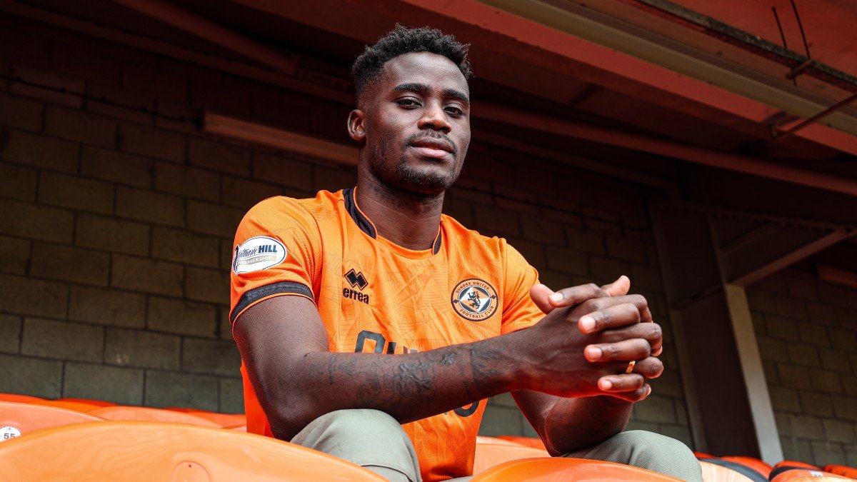 New Dundee United midfielder Richard Odada.