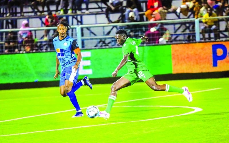 Action-packed moment during the Gor Mahia vs. ASAS match at Azam Complex, Tanzania, on Saturday.PHOTO/FKF