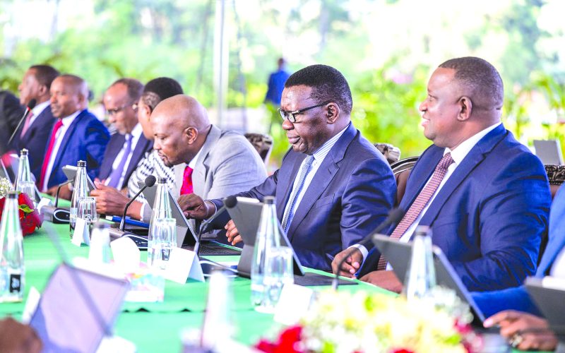 Cabinet Secretaries at the Thursday, July 4, 2024, meeting in State House. PHOTO/PSC