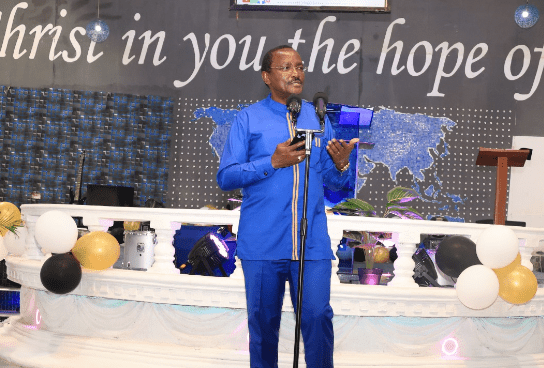 Wiper Democratic Movement party leader Kalonzo Musyoka at Gospel Tabernacle Church, South B, Nairobi.