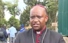 Nyeri Diocese Archbishop Anthony Muheria addressing the media in a past function. PHOTO/Screengrab by People Daily Digital