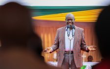 Deputy President Rigathi Gachagua speaking after a church service in Kinangop, Nyandarua County on Sunday July 28, 2024. PHOTO/https://www.facebook.com/DPGachagua