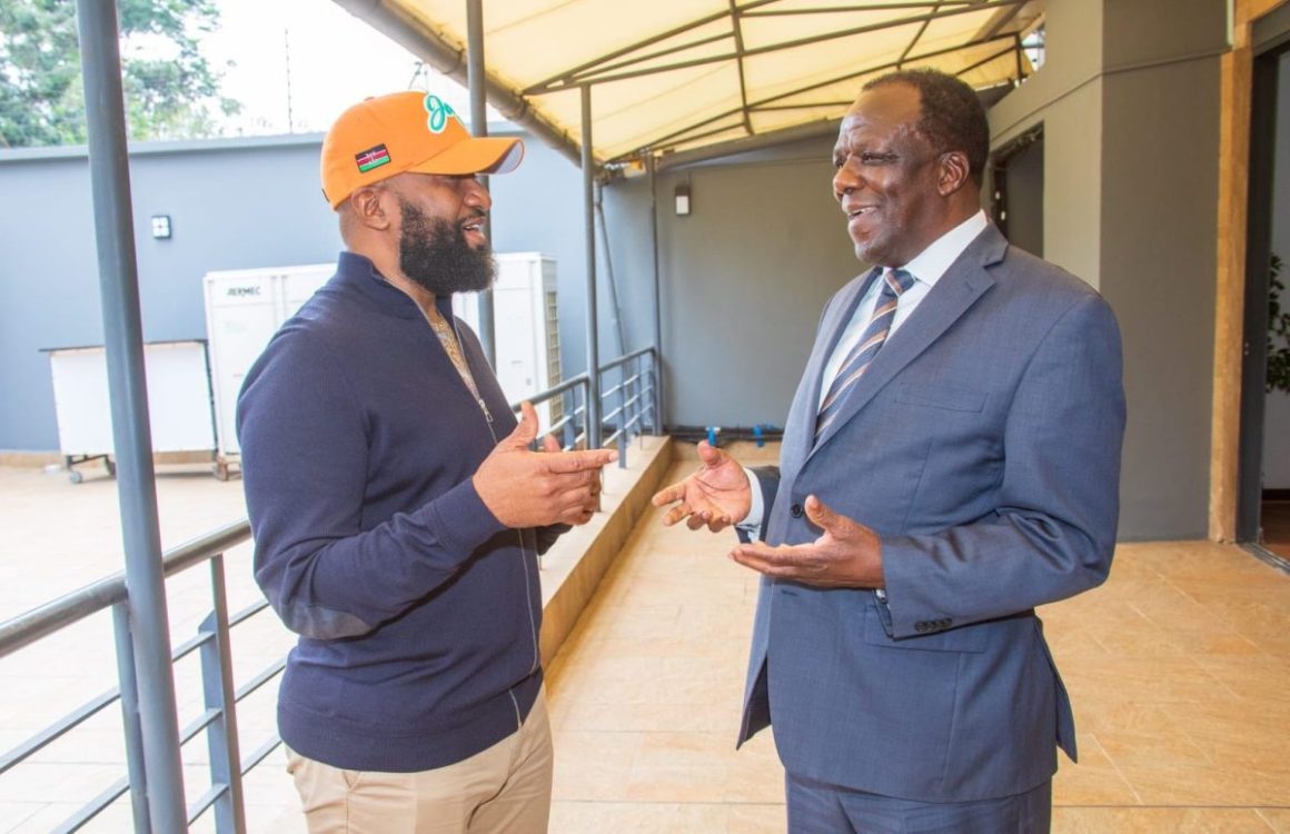 Outgoing ODM Deputy Party leaders Ali Hassan Joho and Wycliffe Oparanya meeting on Wednesday, July 31, 2024. PHOTO/@TheODMparty/X