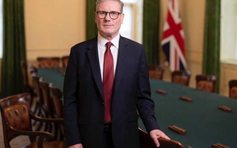 UK new Prime Minister Keir Starmer. PHOTO/@WilliamsRuto/X