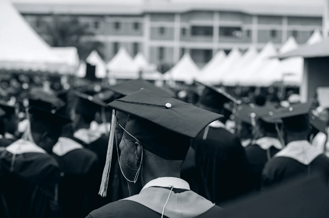 A student during a graduation. PHOTO/Pexels