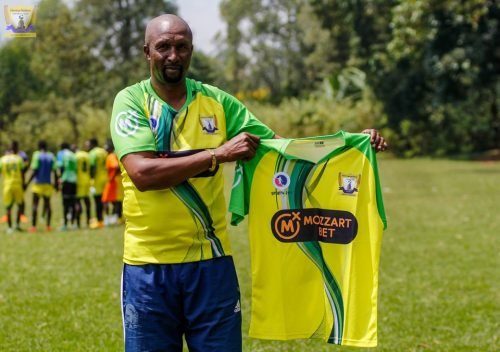 Kakamega Homeboyz new Head Coach Ken Kenyatta. PHOTO/https://web.facebook.com/FCKKHomeboyz