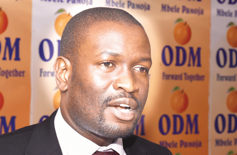 Orange Democratic Movement Secretary General Edwin Sifuna. PHOTO/Print