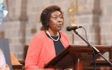 Former Kitui Governor Charity Ngilu speaking on July 3, 2024. PHOTO/@mamangilu/X