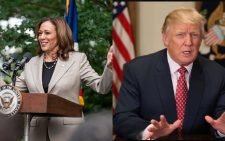 US Vice President Kamala Harris and Donald Trump. PHOTO/@VP/@POTUS45/X