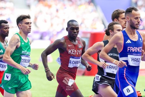 Reynold Cheruiyot competes at the 2024 Olympic Games. PHOTO/@OlympicsKe/X