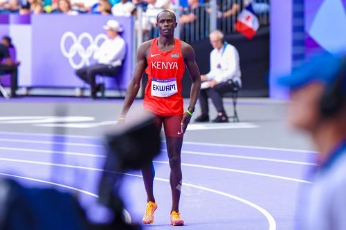 Zablon Ekwam in Paris Olympic action. PHOTO/@OlympicsKe/X