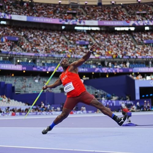 Julius Yego in 2024 Olympic Games action. PHOTO/@WorldAthletics/X