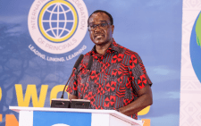 Education Cabinet Secretary Julius Ogamba speaking during a principals' forum on Tuesday August 20, 2024. PHOTO/@EduMinKenya/X