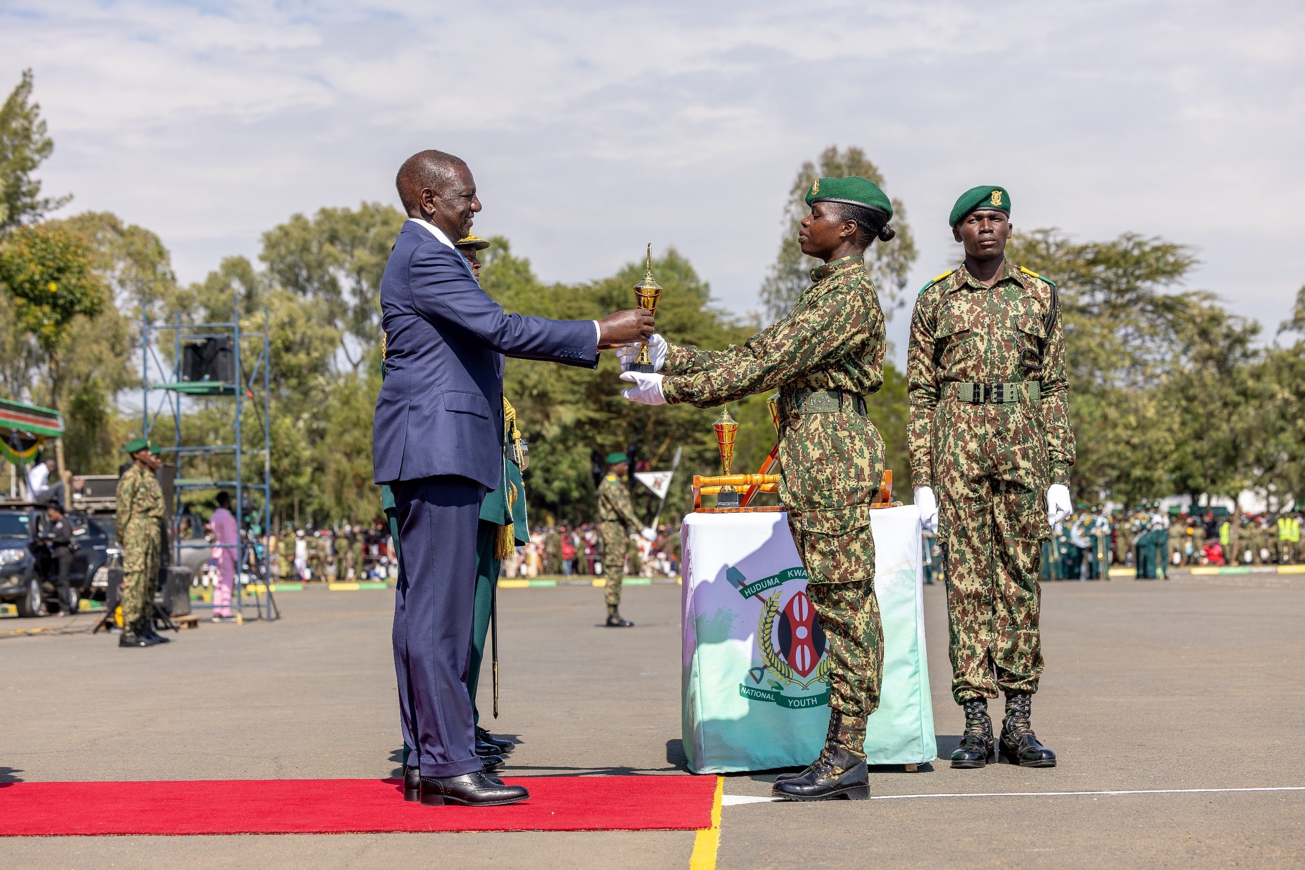 Govt to secure positions for NYS recruits in disciplined forces - Ruto