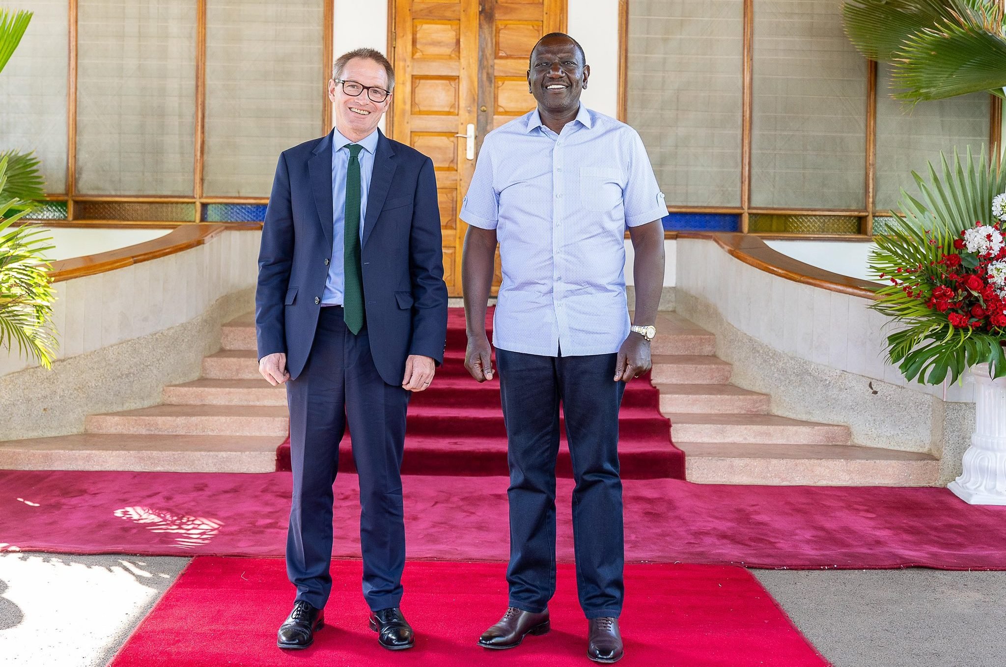 Ruto meets British High Commissioner to Kenya during his Nyanza tour