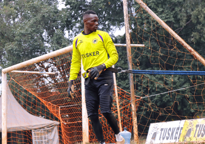 Tusker's new signing Joseph 'Spiderman' Ochuka. PHOTO/Tusker FC