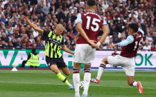 Erling Haaland of Manchester City in action against West Ham United. PHOTO/@premierleague/X