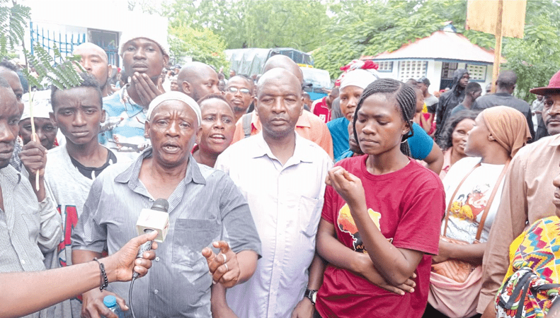 Tudor residents stage peaceful protest over forceful evictions