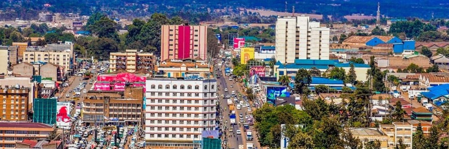 The aerial view of Eldoret City. PHOTO/@GovernorBii/X