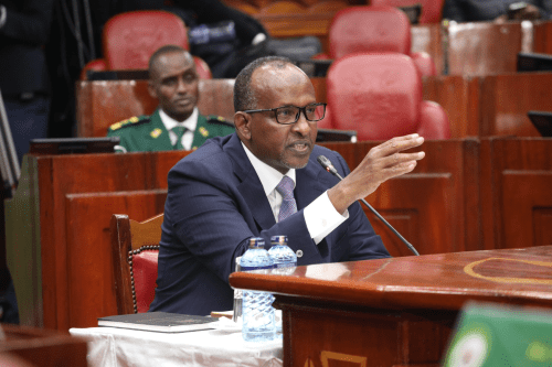 CS nominee for the Ministry of Environment, Climate Change and Forestry Aden Duale. PHOTO/@HonAdenDuale/X