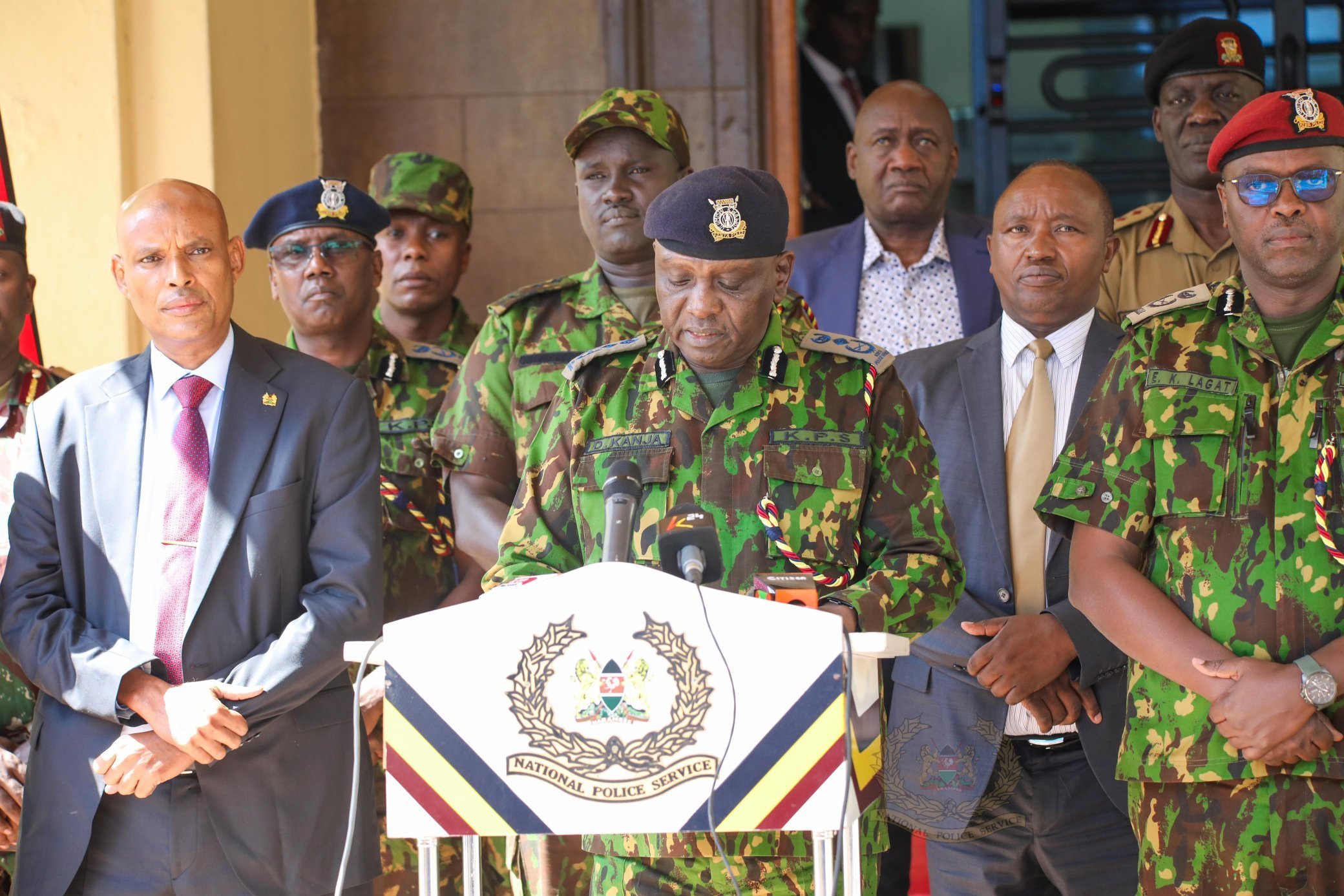 Police Inspector General nominee Douglas Kanja. PHOTO/@NPSOfficial_KE/X