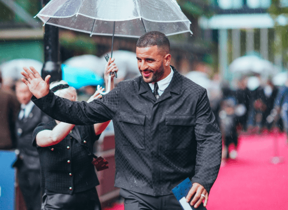 Manchester City right-back Kyle Walker arriving for the PFA awards on Tuesday August 20, 2024. PHOTO/@ManCity/X