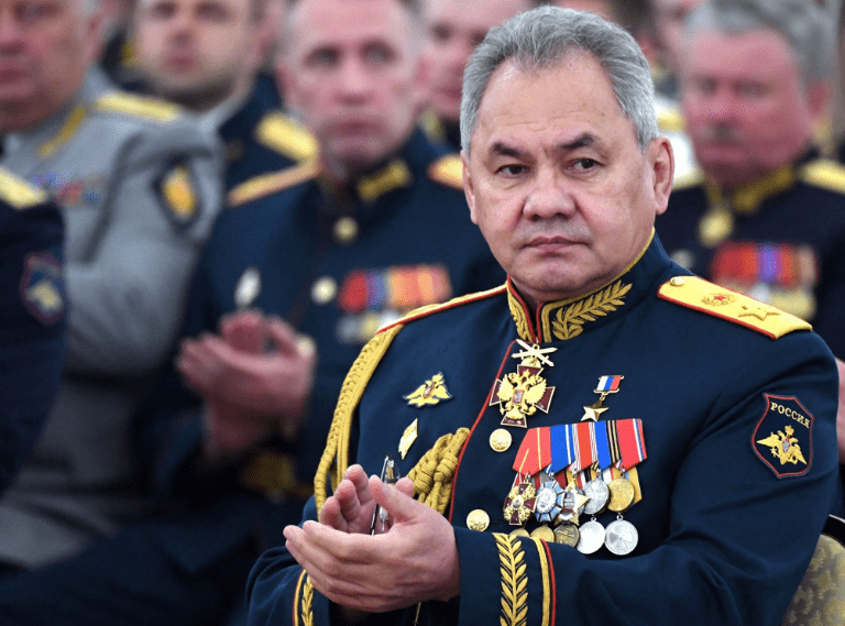 Russian Security Council's Secretary Sergei Shoigu.