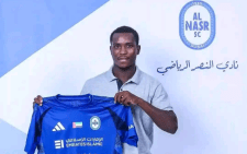 Elly Owande unveiled at Al-Nasr SC. PHOTO/ https://www.facebook.com/alnasrsc