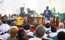 President William Ruto during a sunday service at the Anglican Church of Kenya, Bungoma Diocese. PHOTO/@WilliamsRuto/X