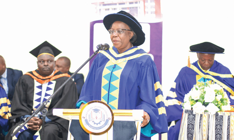 Prof Zipporah Ng’ang’a, the principal in charge of Mama Ngina University. PHOTO/Print