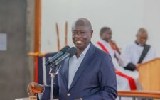 Rigathi Gachagua speaking during a church service at ACK St Patrick's church in Kayole on Sunday, September 8, 2024. PHOTO/https://www.facebook.com/DPGachagua