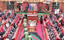 Parliamentary session in process. PHOTO/kenna Claude