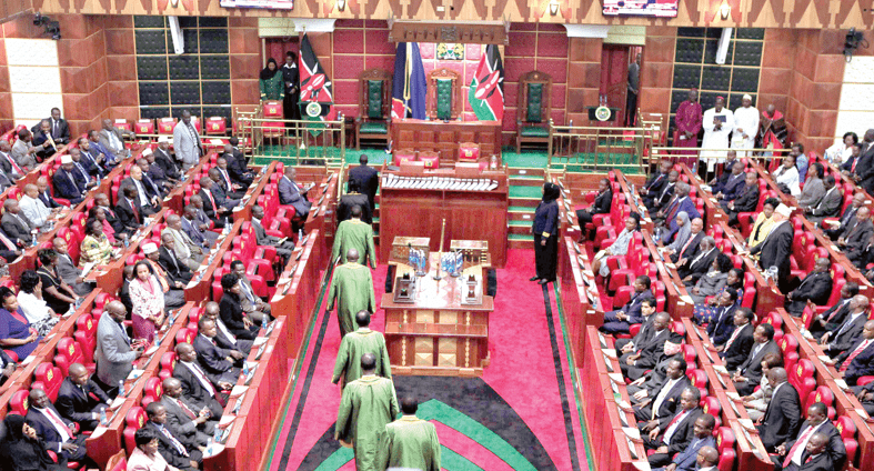 Parliamentary session in process. PHOTO/kenna Claude