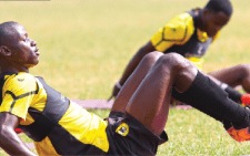 Tusker FC players during their recent training session ahead of their weekend fixture. PHOTO/Tusker