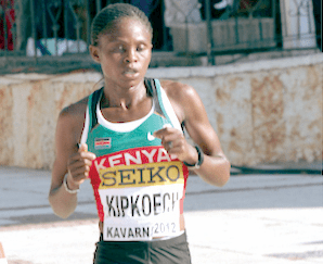 Paskalia Chepkorir Kipkoech a 2012 IAAF World Half Marathon Championships athlete. PHOTO/Print