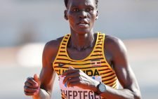 The late Ugandan athlete Rebecca Cheptegei in a past action. PHOTO/@OlympicsKe/X