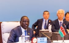 President William Ruto the Forum on China-Africa Cooperation Summit in Beijing. PHOTO/@WilliamsRuto/X