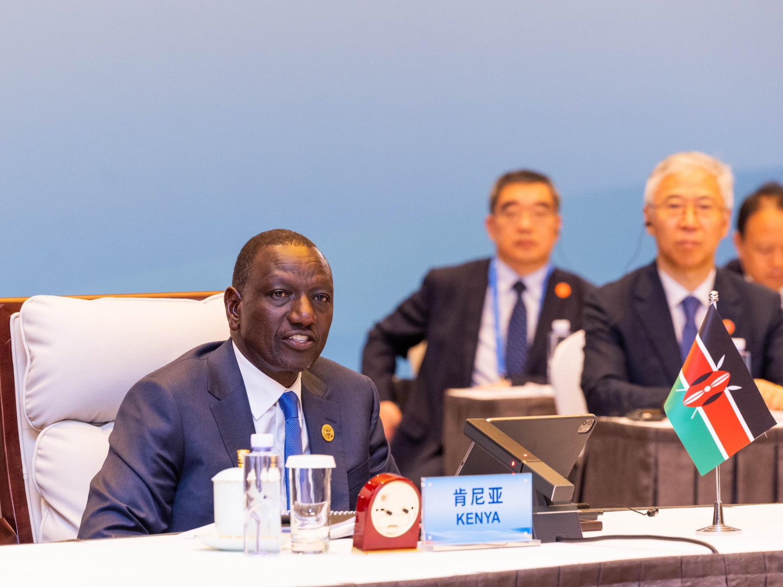 President William Ruto the Forum on China-Africa Cooperation Summit in Beijing. PHOTO/@WilliamsRuto/X