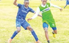 New signing James Kinyanjui (R) in action against Nairobi United’s player at the KCB Leadership Karen on September 6, 2024. PJOTO/KCB