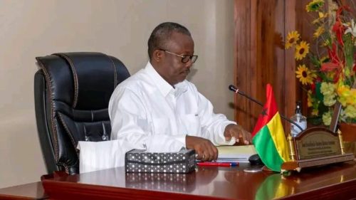 Guinea Bissau's President Umaro Cissoko Embalo