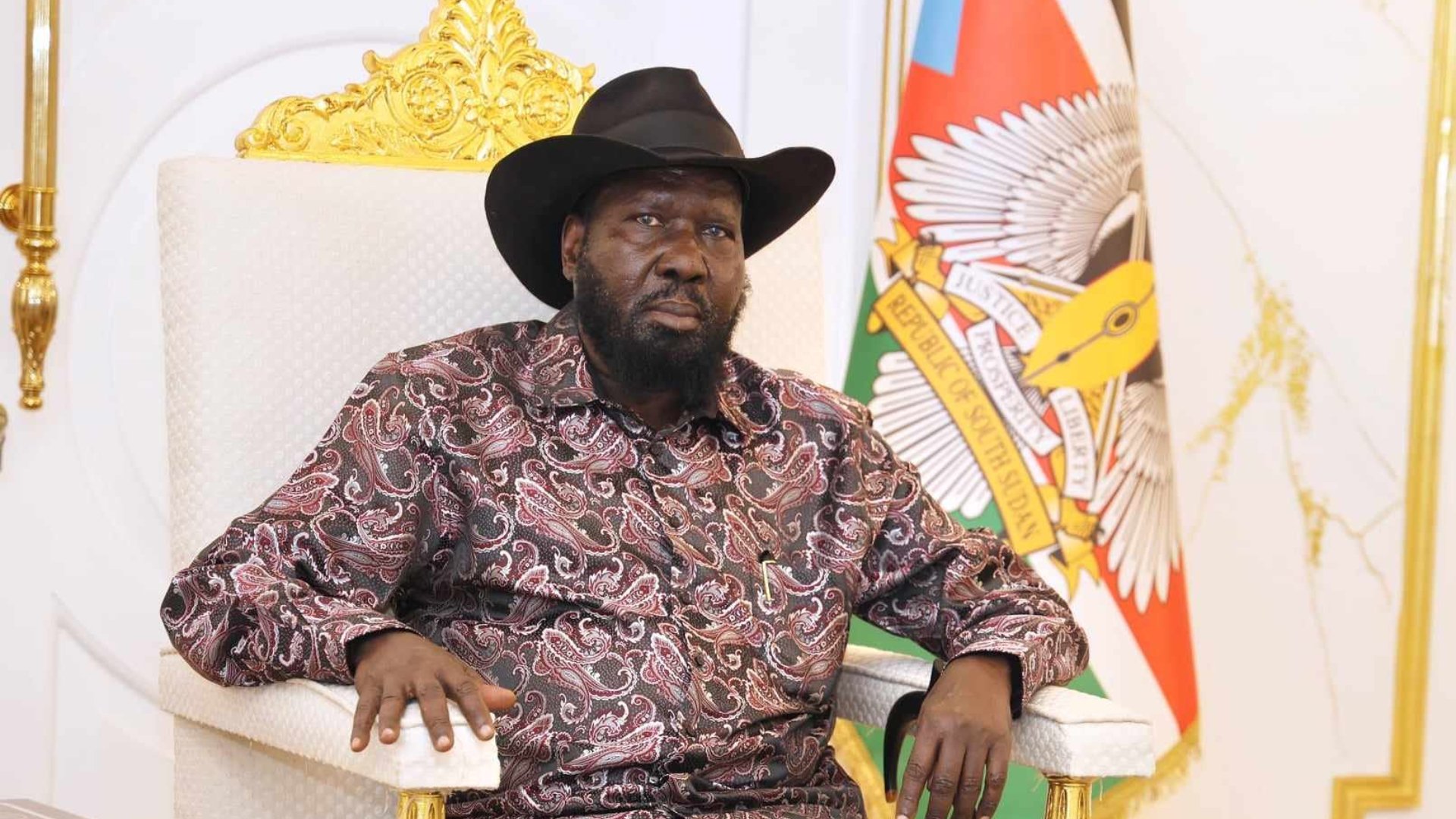 South Sudan President Salva Kiir. PHOTO/https://www.facebook.com/StateHouseJ1