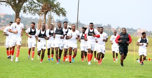 Harambee Stars in a training session. PHOTO/@Harambee__Stars/X