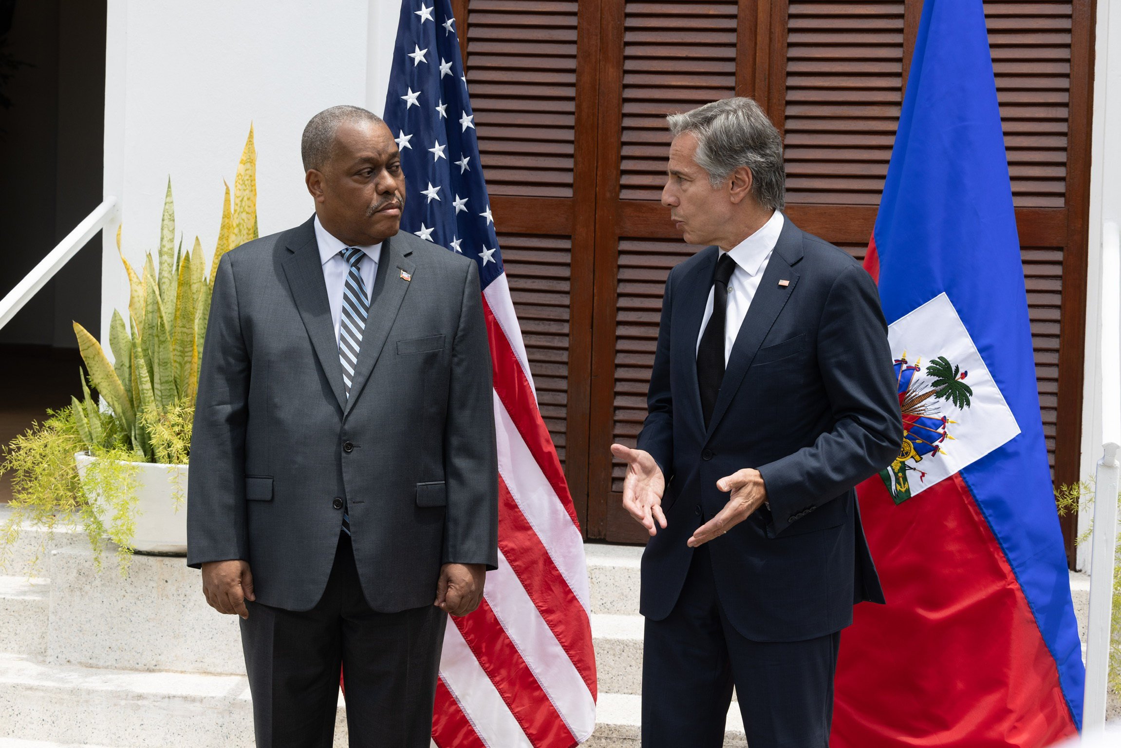 US Secretary of State Antony Blinken and Haiti PM. PHOTO/@SecBlinken/X