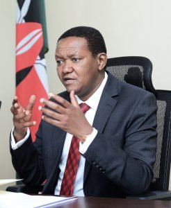 Labour and Social Protection Cabinet Secretary Alfred Mutua. PHOTO/@DrAlfredMutua/X