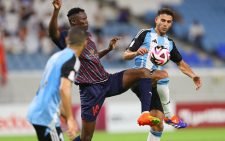 Michael Olunga in action for Al Duhail SC. PHOTO/@OgadaOlunga/X