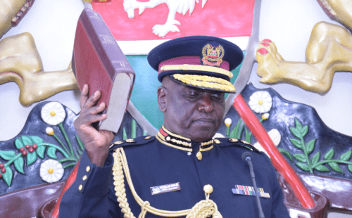 Inspector General of Police Douglas Kanja