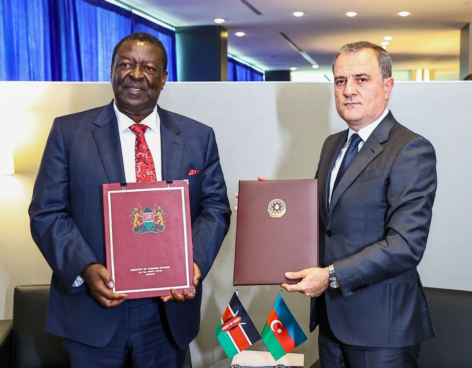 Kenya and Azerbaijan sign MoU on bilateral political consultations